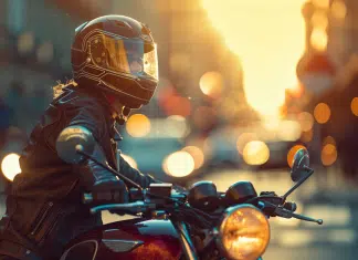 Casque intégral vintage : protection et style pour les motards