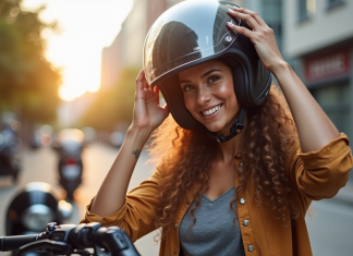 Cheveux longs et bouclés : comment bien porter un casque de moto ?