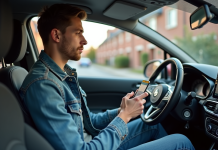 Points jeune conducteur : quand les récupérer ? Les délais à connaître Jeune homme avec permis de conduire dans une voiture