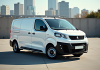 Véhicule Peugeot Expert blanc en extérieur en plein jour
