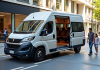 Peugeot Rifter 7 places moderne en ville avec famille